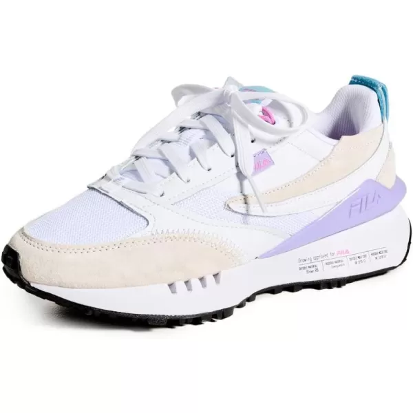 Fila Womens Renno N Generation SneakersWhitePurple RoseCyclamen