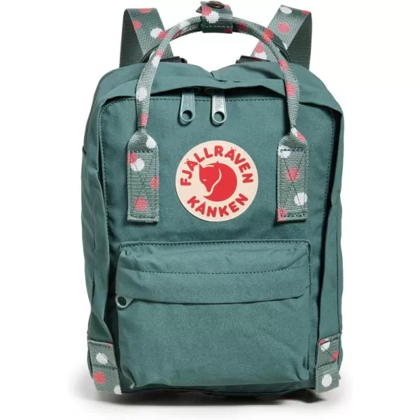 Fjallraven Womens Mini Kanken Backpack Frost GreenConfetti One SizeOne Size Frost GreenConfetti