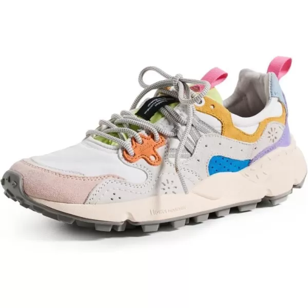 Flower Mountain Womens Yamano 3 SneakersWhitepink