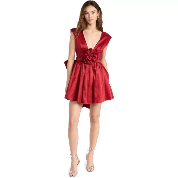 For Love amp Lemons Womens Rose Mini DressRed