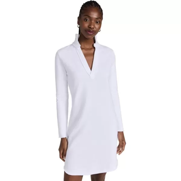 Frank amp Eileen Womens Long Sleeve Polo DressWhite