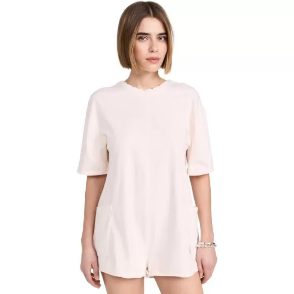 Free People Womens Hot Shot Tee RomperBleached Clay