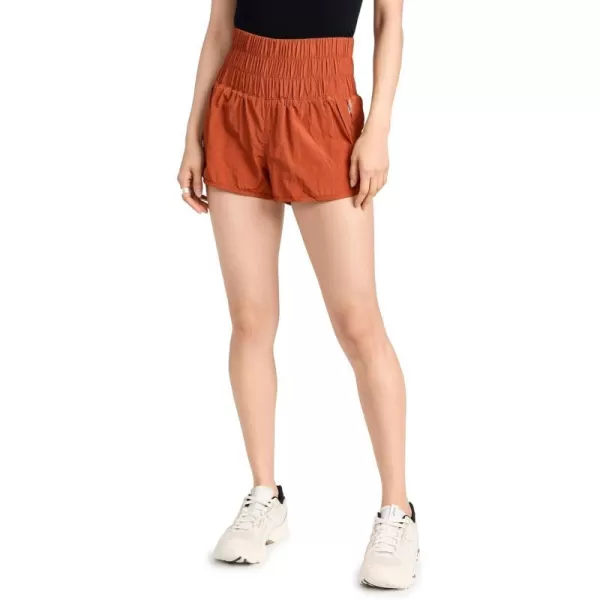 Free People Womens Way Home ShortsRed Earth