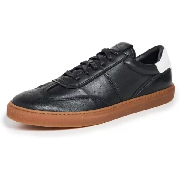 GREATS Mens Charlie Low Top Leather SneakersNero