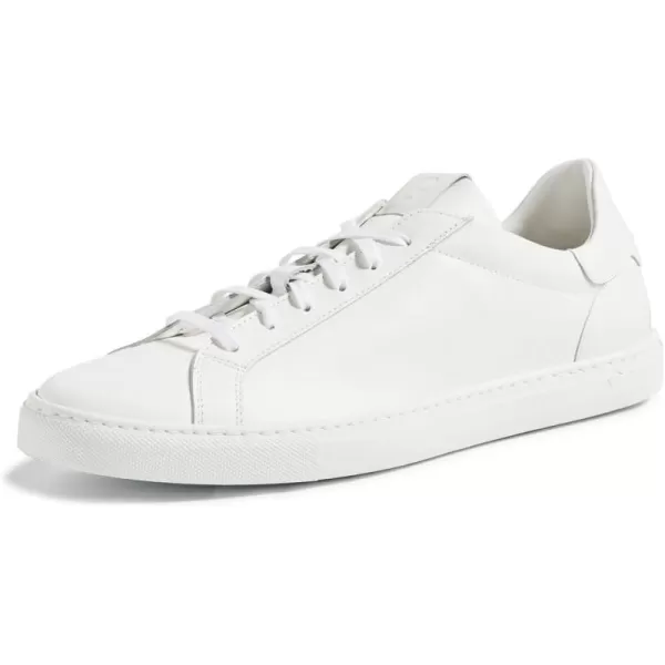 GREATS Mens Reign Low Top Leather SneakersBlanco