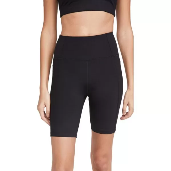 Girlfriend Collective Womens High Rise Bike ShortsBlack