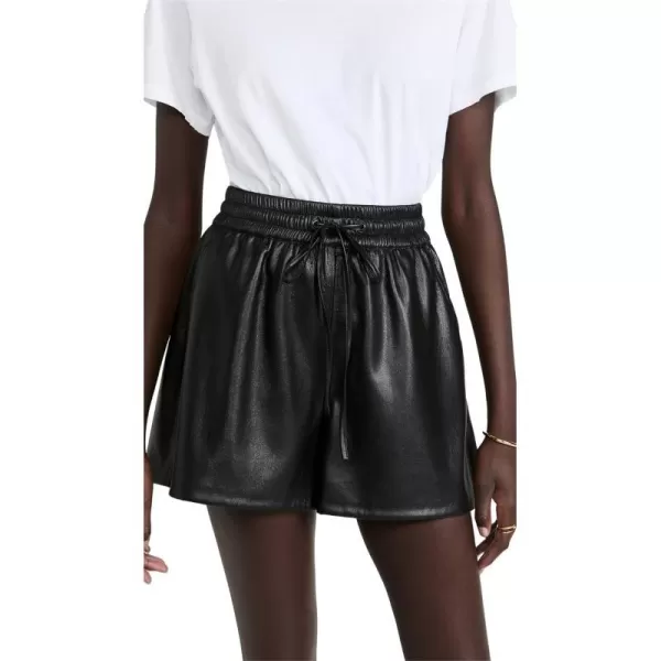 Good American Womens Better Than Leather ShortsBlack001