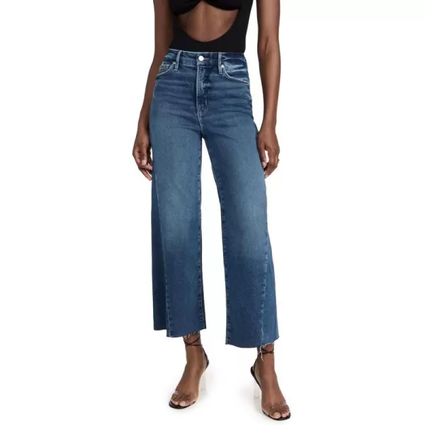 Good American Womens Good Waist Palazzo Crop JeansIndigo394