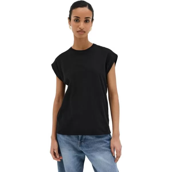 Good American Womens Muscle TeeBlack001