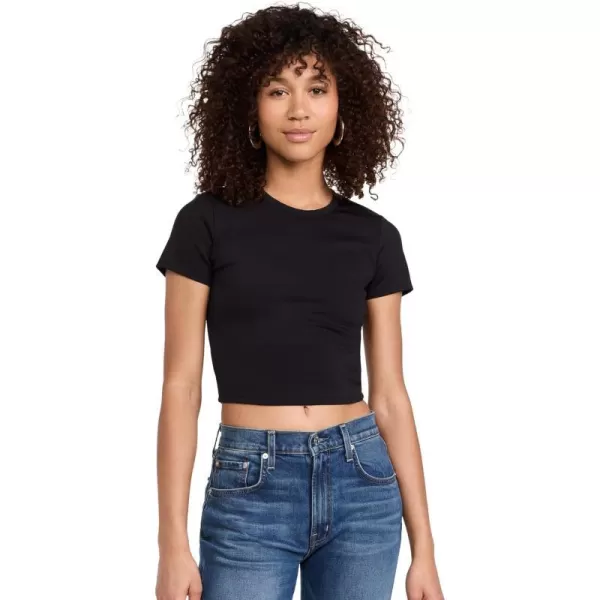 Good American Womens Sculpt Tee ShirtBlack001