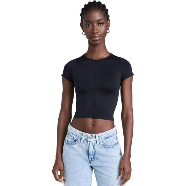 Good American Womens So Soft Sculpted TeeBlack001