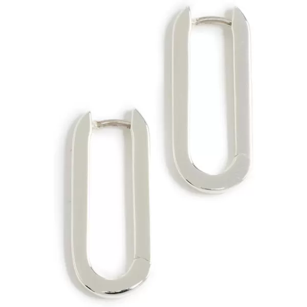 Gorjana Womens Parker Huggie EarringsSilver