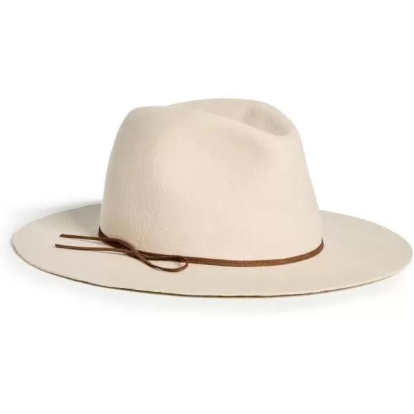 Hat Attack Womens Amelia with Sueded Tie TrimBeigeChocolate Sueded Tie