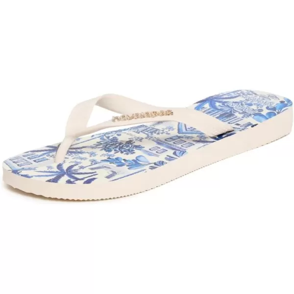 Havaianas Womens Farm Blue Street FlipFlopsBeige