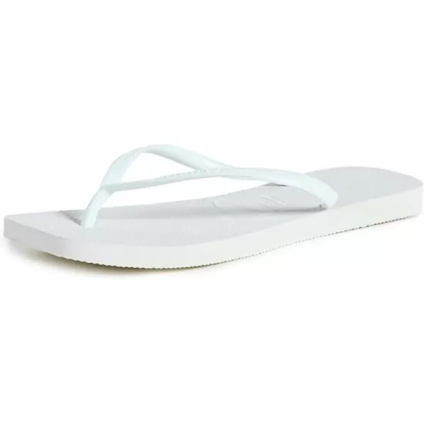 Havaianas Womens Slim Square Flip FlopsWhite