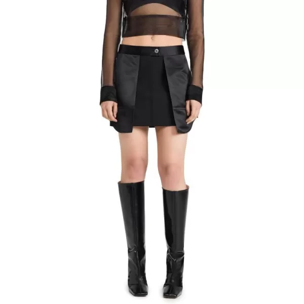 Helmut Lang Womens Inside Out MiniskirtBlack