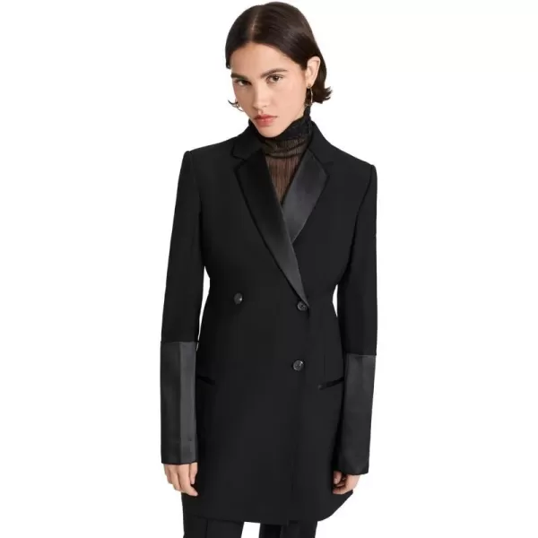 Helmut Lang Womens Stretch Tuxedo JacketBlack