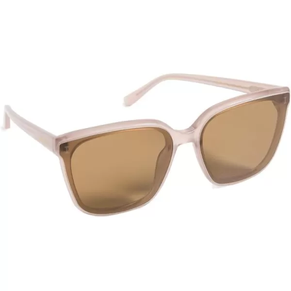 Illesteva Womens Mallorca Thistle Sunglasses with Brown Flat LensesBrown