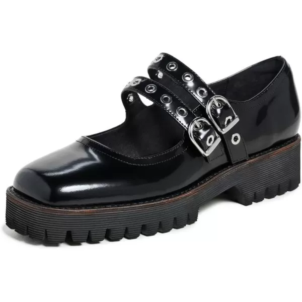 Intentionally Blank Womens Vero Mary Jane FlatsBlack