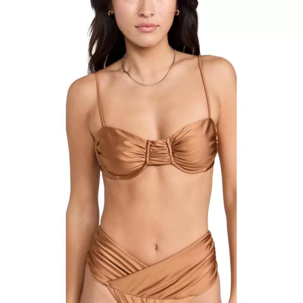 JADE Swim Womens Mia Bikini TopHazel