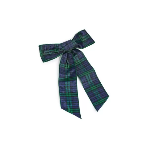 Jennifer Behr Womens Bobby Bow Barrette NavyGreen One SizeNavyGreen