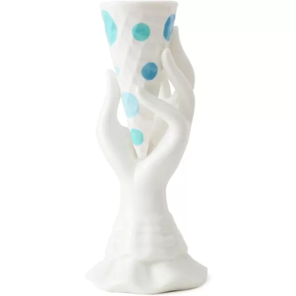 Jonathan Adler Womens LPop IScream Vase Blue One SizeBlue