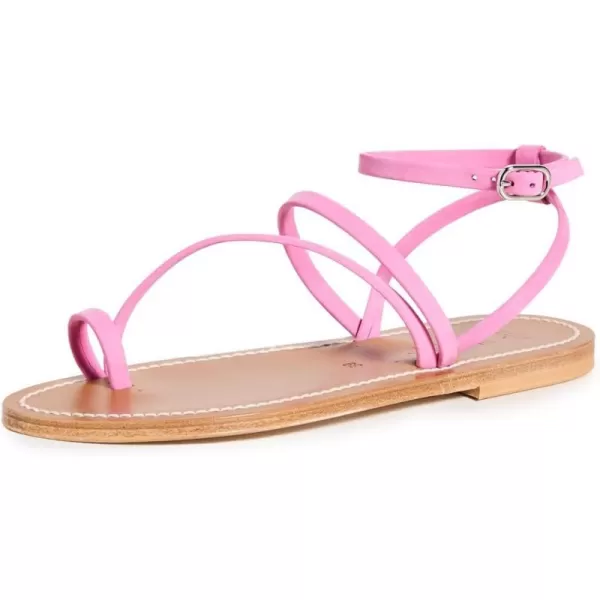 K Jacques Womens Ombeline SandalsNubuck Fuxia