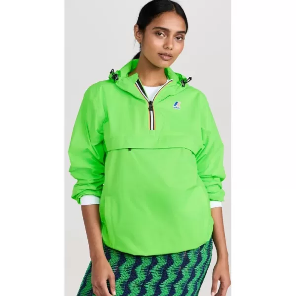 KWAY Womens Le Vrai 30 Leon Jacket Green Fluo LKWAY Womens Le Vrai 30 Leon Jacket Green Fluo L