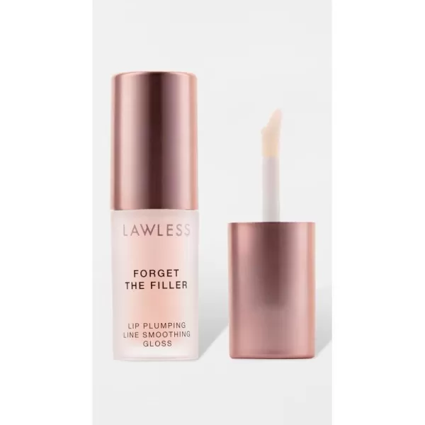 LAWLESS Mini Forget The Filler Lip Plumper Line Smoothing Gloss Rosy OutlookLAWLESS Mini Forget The Filler Lip Plumper Line Smoothing Gloss Rosy Outlook