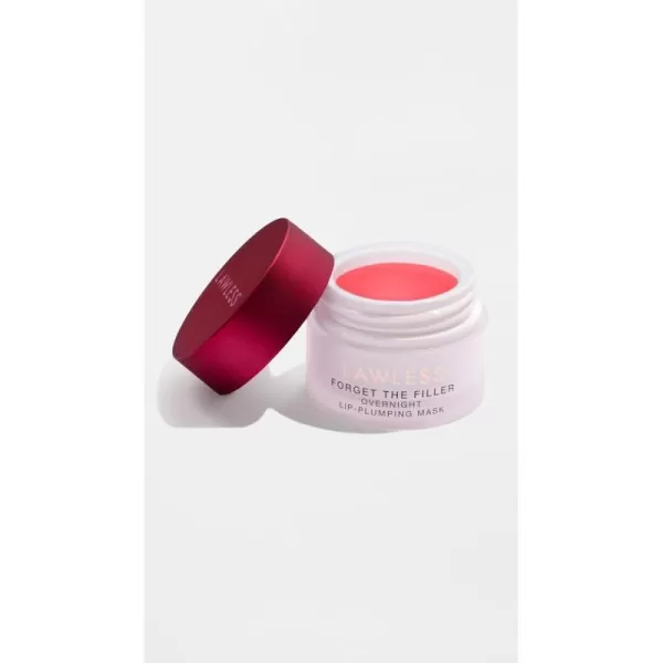 LAWLESS Women's Forget the Filler Cherry Vanilla Lip Mask, Cherry Vanilla, 0.28 oz