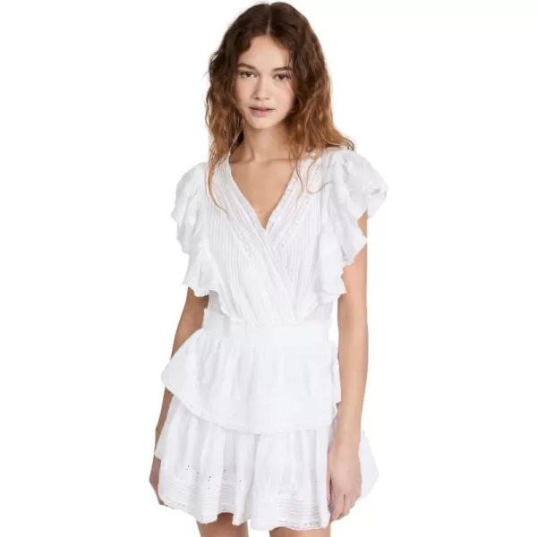 LOVESHACKFANCY Womens Gwen DressWhite