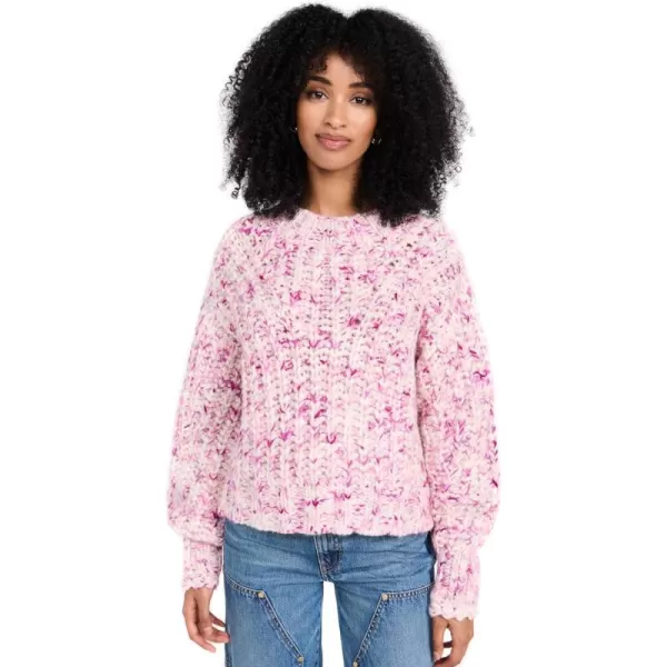 LOVESHACKFANCY Womens Vollare Alpaca SweaterBerry Medley