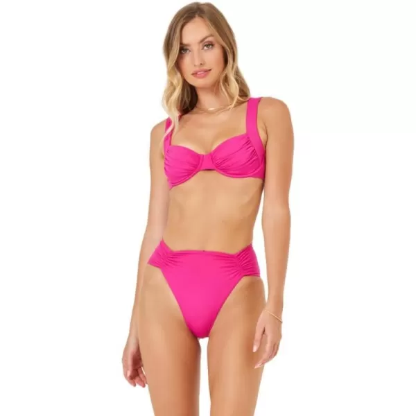 LSpace Womens Stella Bikini TopBougainvillea