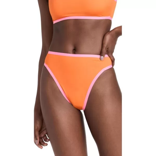 LSpace Womens Ventura Bitsy Bikini BottomsTangerineGuava