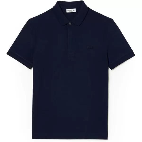 Lacoste Mens Short Sleeve Paris PoloNavy Blue