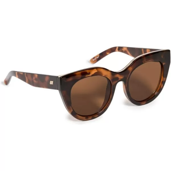 Le Specs Womens Air Heart SunglassesDark Tort