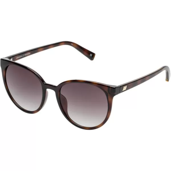 Le Specs Womens Armada Sunglasses BlackSmoke Grad One SizeTort  Gold