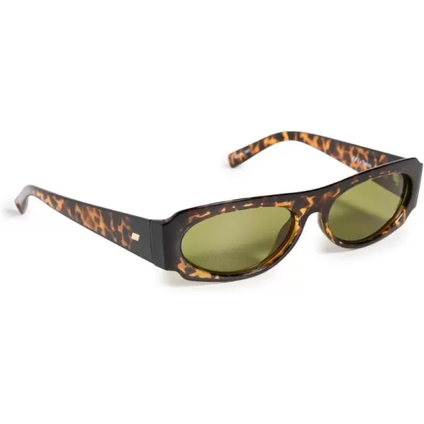 Le Specs Womens Long Nights SunglassesLeopard Tort