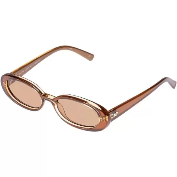 Le Specs Womens OUTTA LOVE SunglassesCaramel