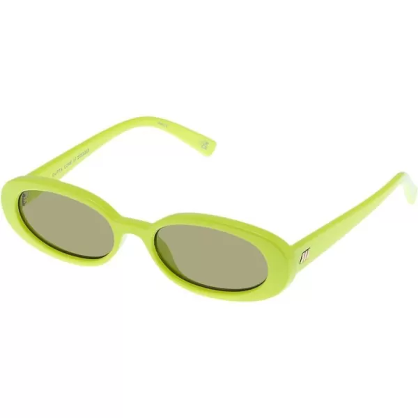 Le Specs Womens OUTTA LOVE SunglassesPine Lime