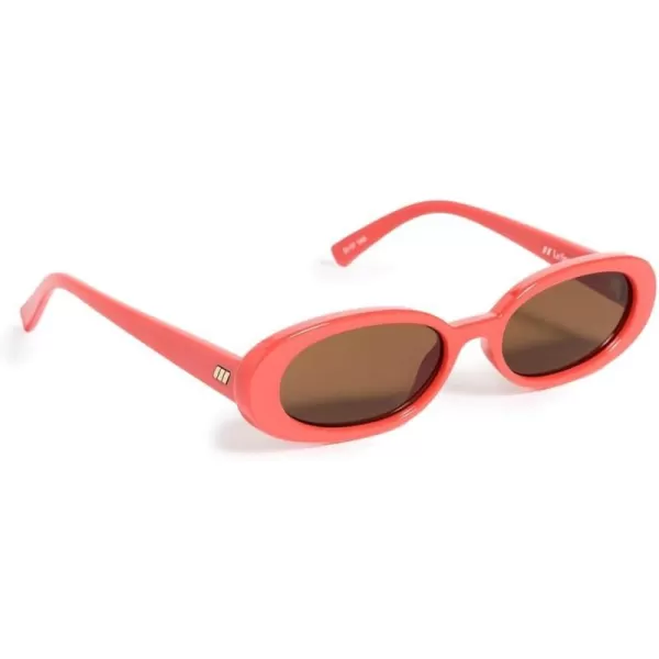 Le Specs Womens OUTTA LOVE SunglassesRed