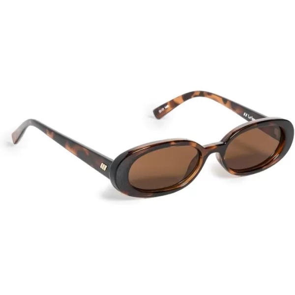 Le Specs Womens Outta Love SunglassesDark Tort