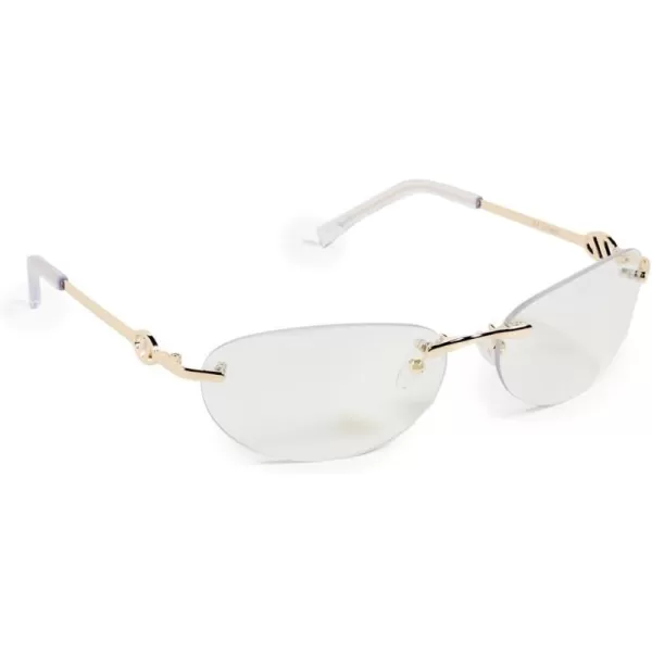 Le Specs Womens Slinky SunglassesGold