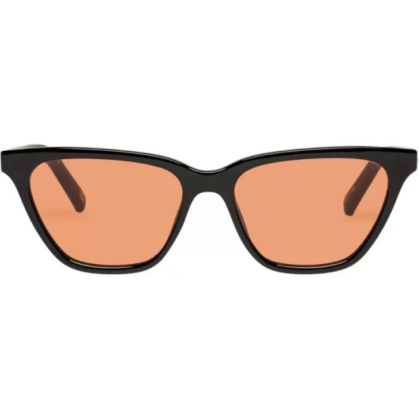 Le Specs Womens Unfaithful SunglassesBlack  Cinnamon Tint