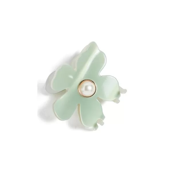 Lele Sadoughi Womens Lily Claw Clip Sage Green 1 CountSage