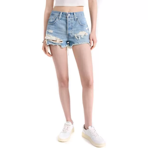 Levis Womens 501 Original Shorts Also Available in PlusStandard Fault Line