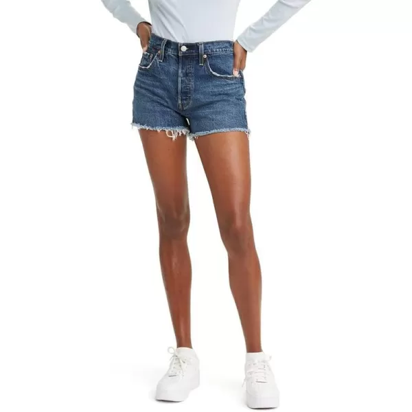 Levis Womens 501 Original Shorts Also Available in PlusStandard Salsa Mood