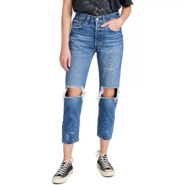 Levis Womens Premium 501 Crop JeansAthens Ranks