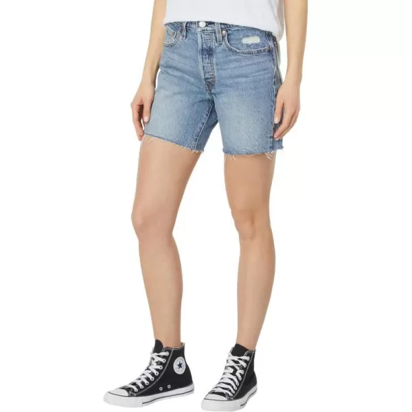 Levis Womens Premium 501 Mid Thigh ShortOdeon