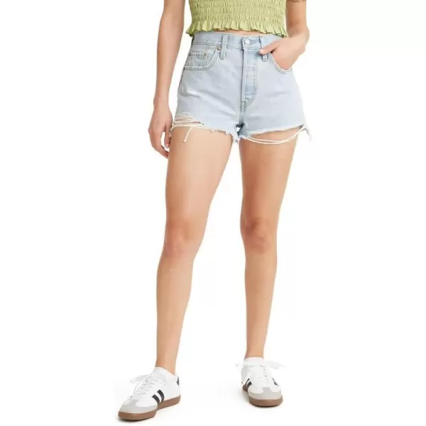 Levis Womens Premium 501 Original Shorts Also Available in PlusOjai Frost  Light Indigo